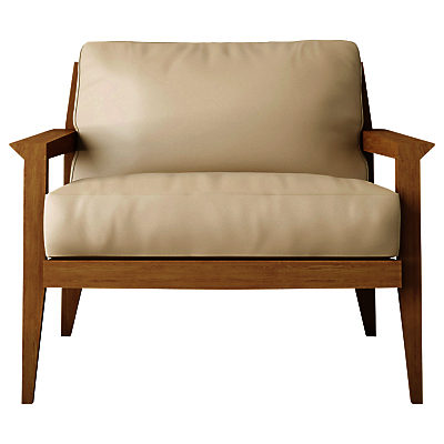 Case Stanley Leather Armchair Cream